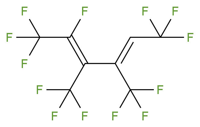 5H-Perfluoro-3,4-bis(trifluoromethyl)-hexa-2,4-diene_分子结构_CAS_104047-06-5)