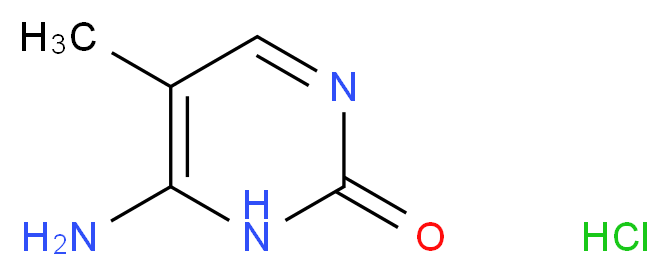 5-Methyl Cytosine Hydrochloride_分子结构_CAS_58366-64-6)