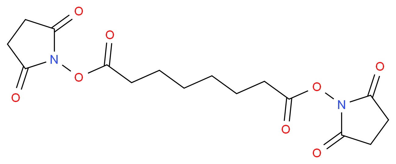 双琥珀酰亚胺辛二酸酯_分子结构_CAS_68528-80-3)