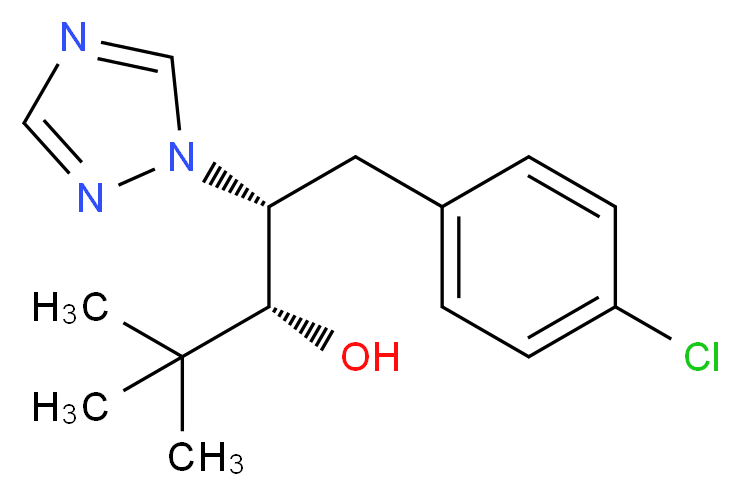 多效唑_分子结构_CAS_76738-62-0)