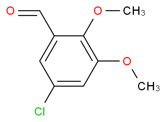 5-Chloro-2,3-dimethoxy-benzaldehyde_分子结构_CAS_)