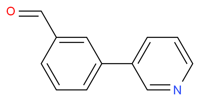 3-(Pyridin-3-yl)benzaldehyde_分子结构_CAS_131231-24-8)