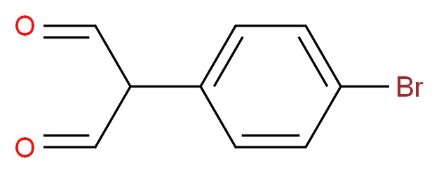 2-(4-bromophenyl)propanedial_分子结构_CAS_709648-68-0