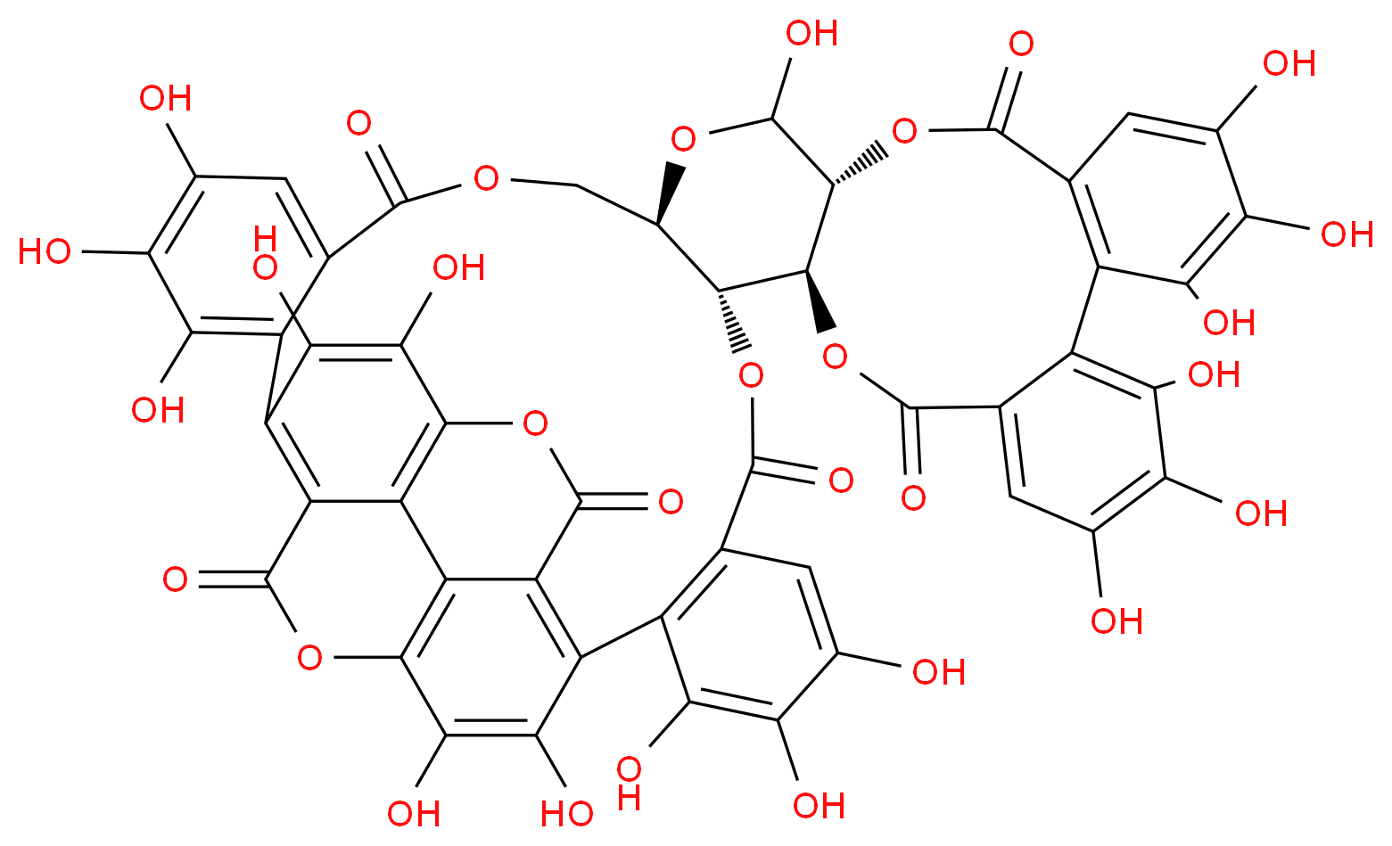 (1R,35R,38R,55S)-6,7,8,11,12,23,24,27,28,29,37,43,44,45,48,49,50-heptadecahydroxy-2,14,21,33,36,39,54-heptaoxaundecacyclo[33.20.0.0<sup>4</sup>,<sup>9</sup>.0<sup>1</sup><sup>0</sup>,<sup>1</sup><sup>9</sup>.0<sup>1</sup><sup>3</sup>,<sup>1</sup><sup>8</sup>.0<sup>1</sup><sup>6</sup>,<sup>2</sup><sup>5</sup>.0<sup>1</sup><sup>7</sup>,<sup>2</sup><sup>2</sup>.0<sup>2</sup><sup>6</sup>,<sup>3</sup><sup>1</sup>.0<sup>3</sup><sup>8</sup>,<sup>5</sup><sup>5</sup>.0<sup>4</sup><sup>1</sup>,<sup>4</sup><sup>6</sup>.0<sup>4</sup><sup>7</sup>,<sup>5</sup><sup>2</sup>]pentapentaconta-4(9),5,7,10(19),11,13(18),16(25),17(22),23,26,28,30,41(46),42,44,47,49,51-octadecaene-3,15,20,32,40,53-hexone_分子结构_CAS_65995-63-3