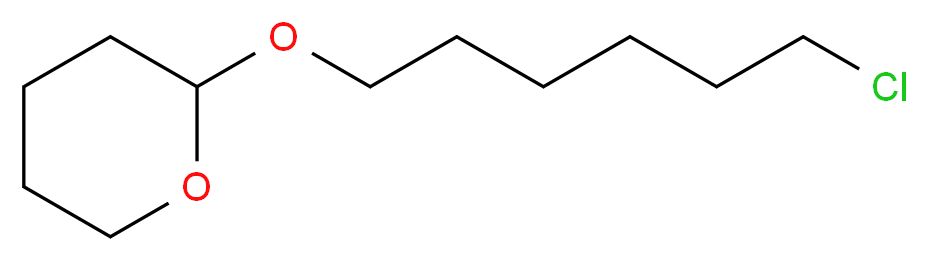 2-[(6-chlorohexyl)oxy]oxane_分子结构_CAS_2009-84-9