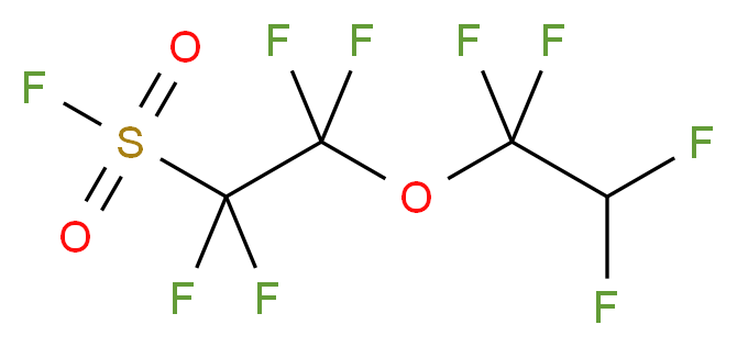 1,1,2,2-Tetrafluoro-2-(1,1,2,2-tetrafluoroethoxy)ethanesulphonyl fluoride_分子结构_CAS_104729-49-9)