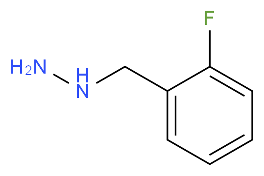2-Fluorobenzylhydrazine_分子结构_CAS_51859-98-4)