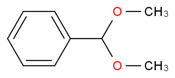 苯甲醛缩二甲醇_分子结构_CAS_1125-88-8)