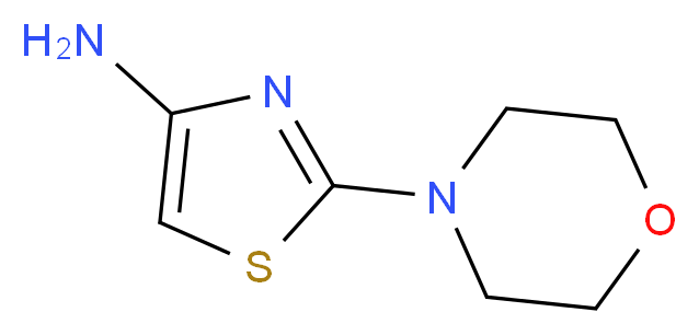 2-(morpholin-4-yl)-1,3-thiazol-4-amine_分子结构_CAS_695147-00-3