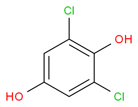 2,6-Dichlorohydroquinone_分子结构_CAS_20103-10-0)