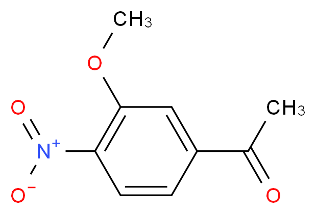 1-(3-Methoxy-4-nitrophenyl)-1-ethanone_分子结构_CAS_22106-39-4)