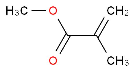 methyl 2-methylprop-2-enoate_分子结构_CAS_9011-14-7