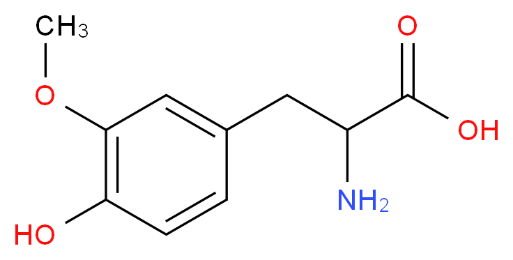 3-METHOXY-DL-TYROSINE_分子结构_CAS_7636-26-2)