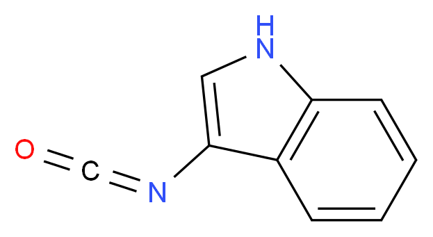 3-isocyanato-1H-indole_分子结构_CAS_57778-78-6