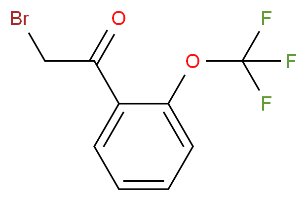 2-bromo-1-[2-(trifluoromethoxy)phenyl]ethan-1-one_分子结构_CAS_530141-40-3