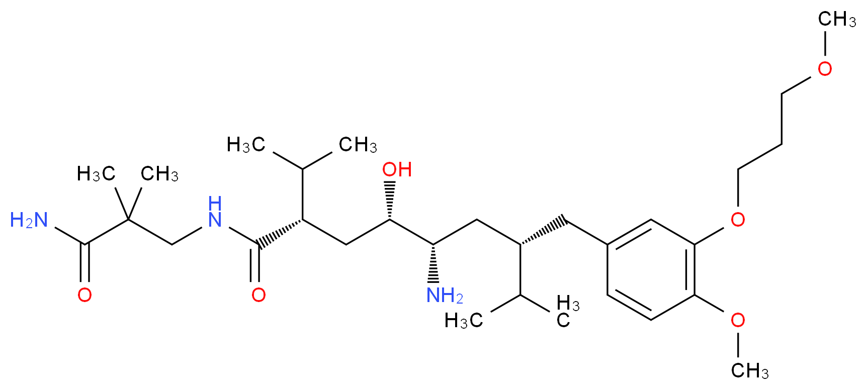 Aliskiren Hemifumarate_分子结构_CAS_173334-58-2)