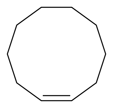 (E)-cyclodecene_分子结构_CAS_2198-20-1