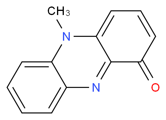 Pyocyanin, Ready Made Solution from Pseudomonas aeruginosa_分子结构_CAS_85-66-5)