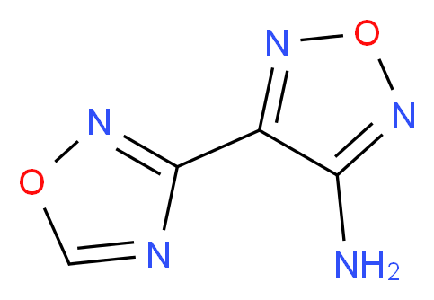 4-(1,2,4-oxadiazol-3-yl)-1,2,5-oxadiazol-3-amine_分子结构_CAS_163011-56-1