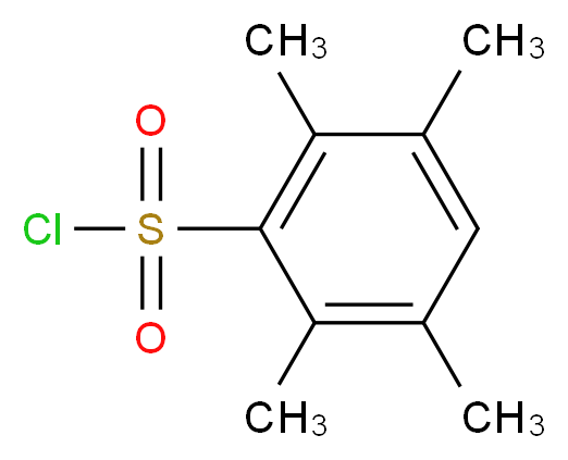 2,3,5,6-tetramethylbenzene-1-sulfonyl chloride_分子结构_CAS_60706-63-0