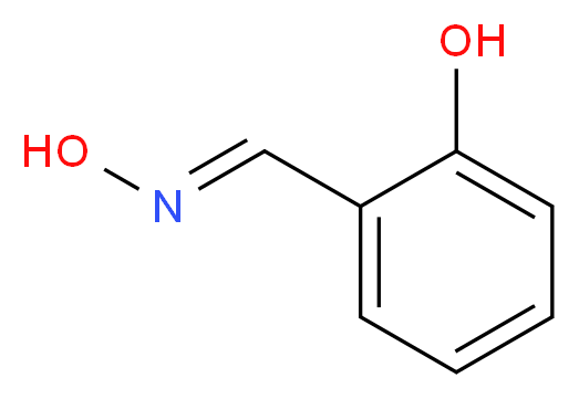 2-[(1E)-(hydroxyimino)methyl]phenol_分子结构_CAS_94-67-7