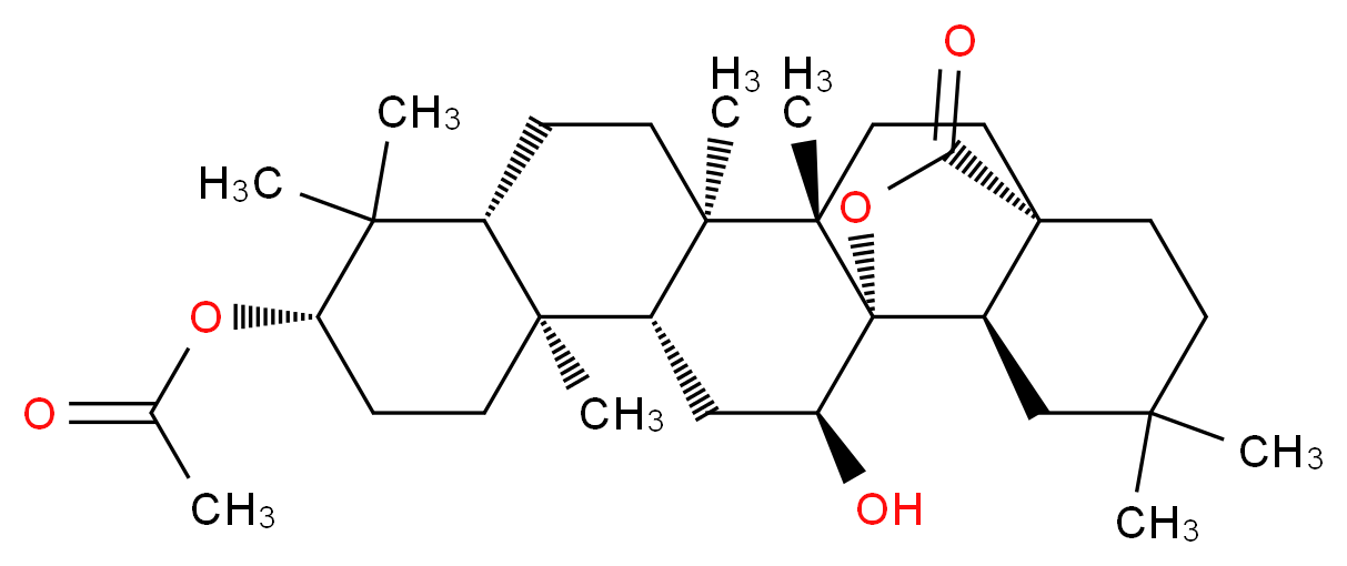 3-O-Acetyloleanderolide_分子结构_CAS_62498-83-3)