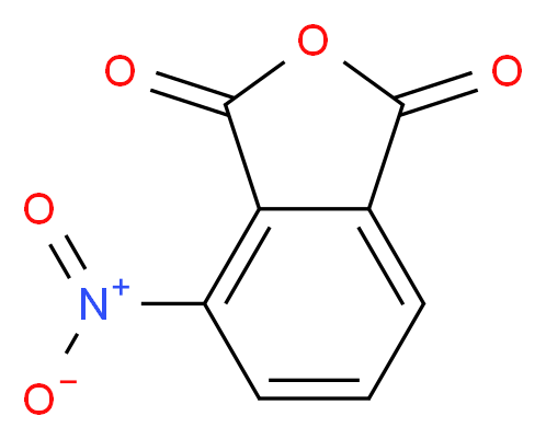 3-硝基邻苯二甲酸酐_分子结构_CAS_641-70-3)