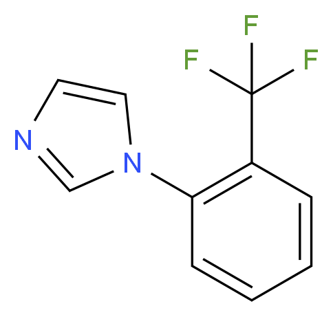 1-(2-三氟甲基苯基)咪唑_分子结构_CAS_25371-96-4)