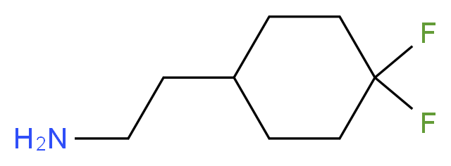 2-(4,4-difluorocyclohexyl)ethanamine_分子结构_CAS_1054314-53-2)