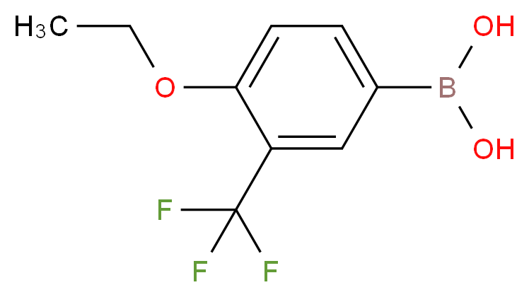 4-Ethoxy-3-(trifluoromethyl)phenylboronic acid_分子结构_CAS_313545-39-0)