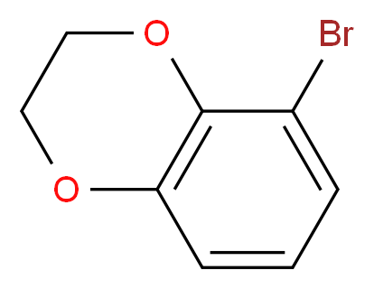 5-bromo-2,3-dihydro-1,4-benzodioxine_分子结构_CAS_58328-39-5