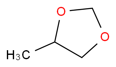 4-methyl-1,3-dioxolane_分子结构_CAS_1072-47-5