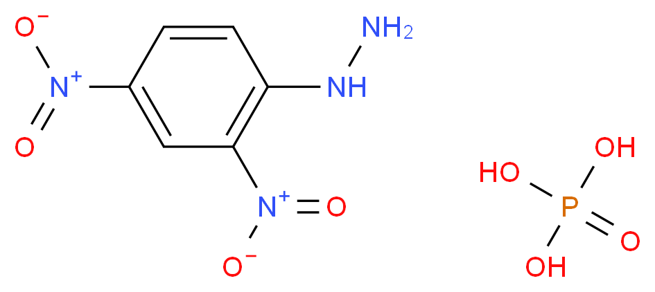 2,4-二硝基苯肼磷酸 溶液_分子结构_CAS_125038-14-4)