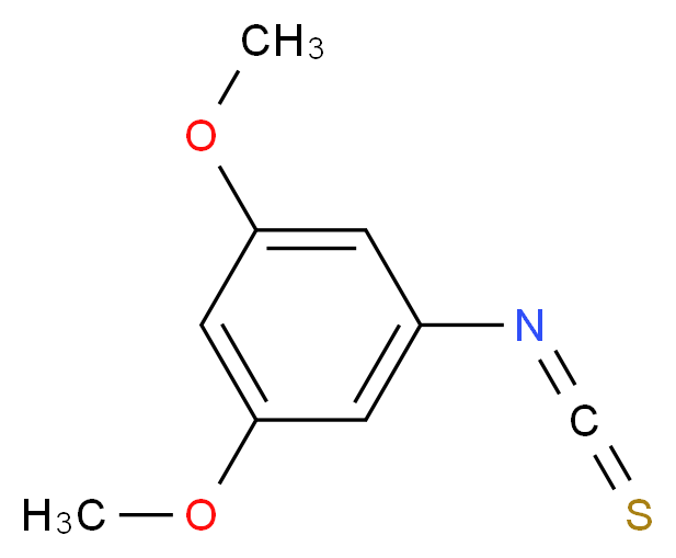 3,5-Dimethoxyphenyl isothiocyanate_分子结构_CAS_104968-58-3)