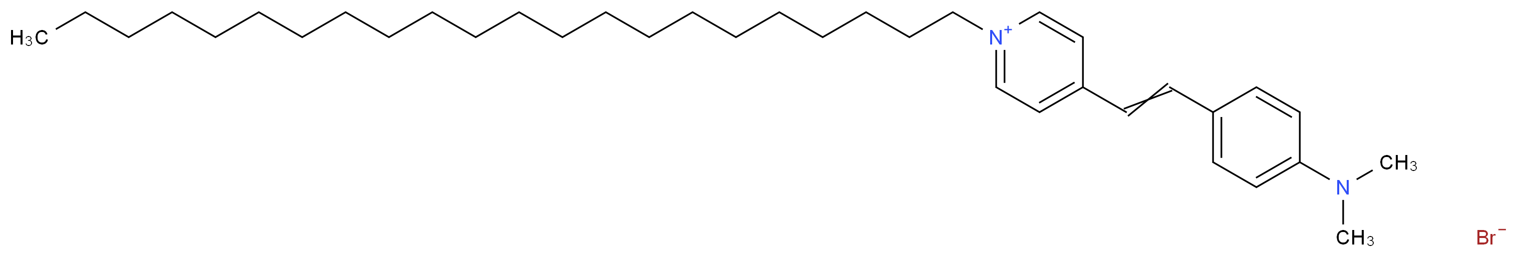 4-[4-(Dimethylamino)styryl]-1-docosylpyridinium bromide_分子结构_CAS_103998-45-4)