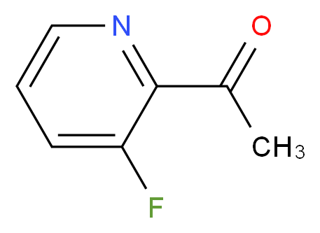 1-(3-fluoropyridin-2-yl)ethan-1-one_分子结构_CAS_87674-20-2