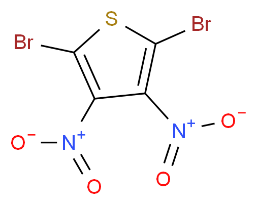 2,5-dibromo-3,4-dinitrothiophene_分子结构_CAS_52431-30-8)