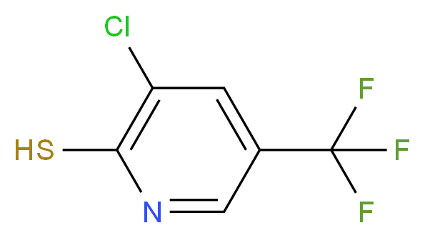 3-chloro-5-(trifluoromethyl)pyridine-2-thiol_分子结构_CAS_)