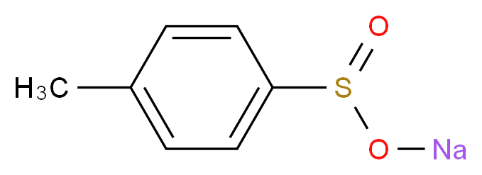 sodium 4-methylbenzene-1-sulfinate_分子结构_CAS_824-79-3