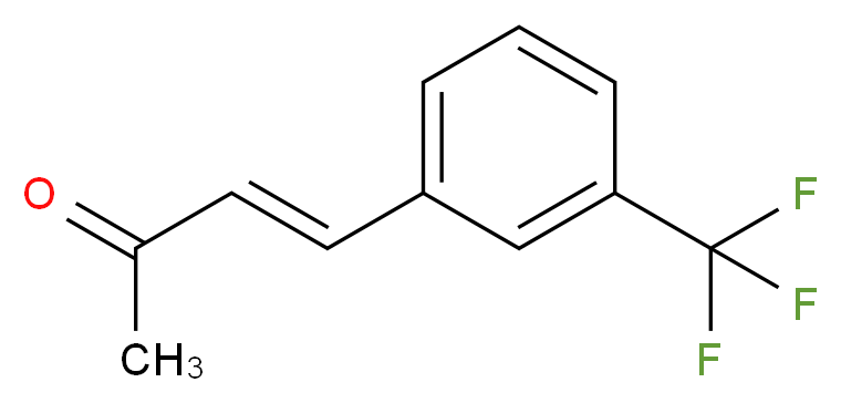 1-[3-(Trifluoromethyl)phenyl]but-1-en-3-one_分子结构_CAS_80992-92-3)