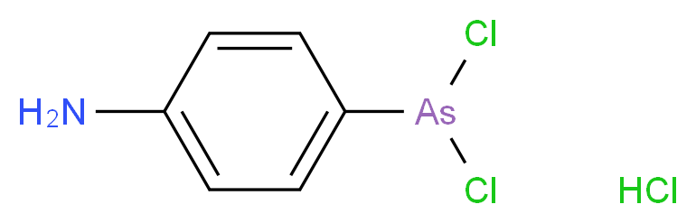 p-Aminophenyldichloroarsine Hydrochloride_分子结构_CAS_5410-78-6)