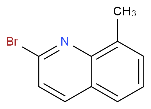 2-bromo-8-methylquinoline_分子结构_CAS_99073-81-1