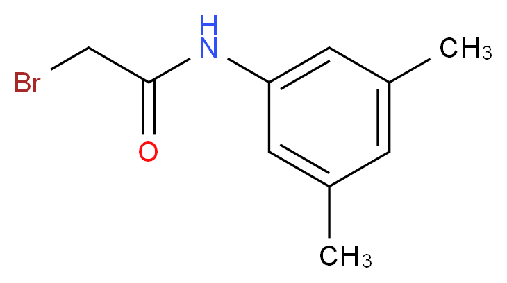 2-bromo-N-(3,5-dimethylphenyl)acetamide_分子结构_CAS_349120-86-1)