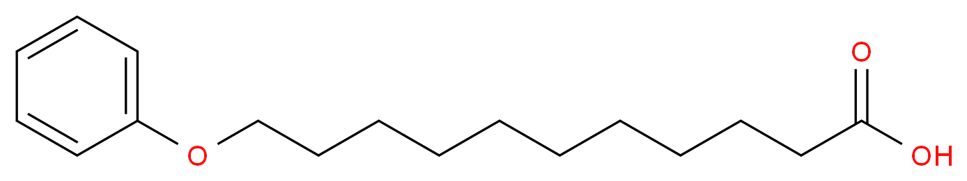 11-phenoxyundecanoic acid_分子结构_CAS_7170-44-7