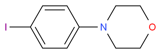 4-(4-Iodophenyl)morpholine_分子结构_CAS_87350-77-4)