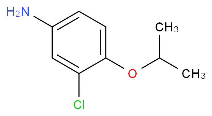 3-Chloro-4-isopropoxy-phenylamine_分子结构_CAS_)