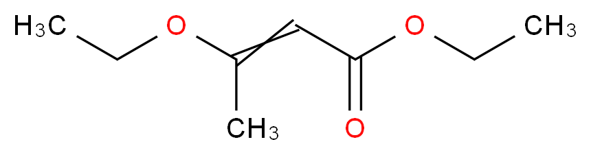 3-乙氧基-2-丁烯酸乙酯_分子结构_CAS_998-91-4)