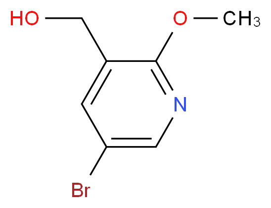 (5-Bromo-2-methoxypyridin-3-yl)methanol_分子结构_CAS_351410-47-4)