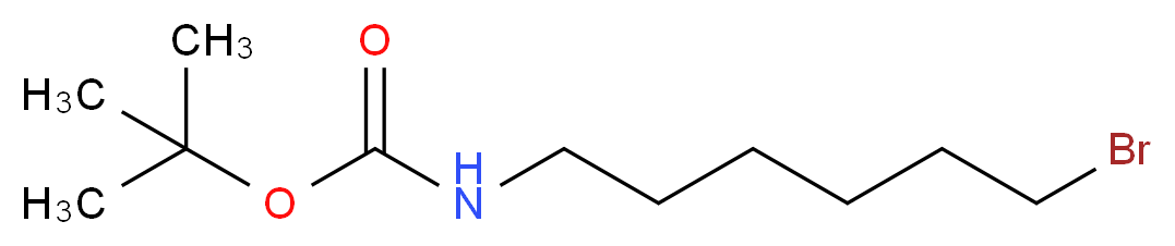 tert-Butyl (6-broMohexyl)carbaMate_分子结构_CAS_142356-33-0)