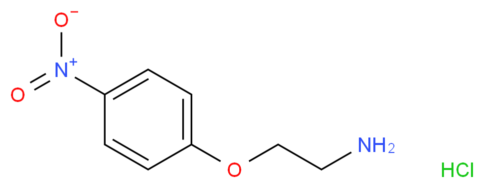 1-(2-aminoethoxy)-4-nitrobenzene hydrochloride_分子结构_CAS_)